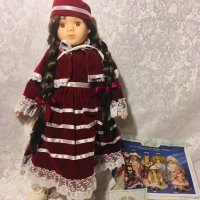 колекционерска порцеланова кукла , снимка 1 - Кукли - 39061455