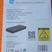 Power bank 5000mah ултра тънко , снимка 2 - Външни батерии - 37407003