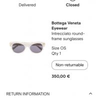 Bottega Veneta дамски слънчеви очила, снимка 6 - Слънчеви и диоптрични очила - 38986511