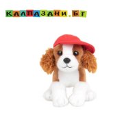 Плюшено куче Кокер Шпаньол с шапка, Пипер 6245, снимка 1 - Плюшени играчки - 42938009