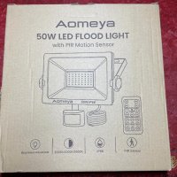 Външно охранително осветление със сензор за движение, 50 W LED, IP66, снимка 8 - Прожектори - 43440678