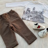 Панталон жилетка и блуза H&M 3-6 месеца, снимка 5 - Комплекти за бебе - 32253212