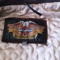 Винтидж Рокерия оригинално кожено яке моторджийско Harley-Davidson Харлей Дейвидсън М  , снимка 8 - Якета - 43685043