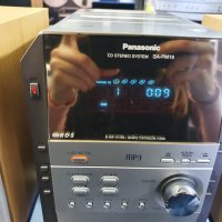 Аудиосистема Panasonic SA-PM19 с две тонколони и дистанционно. Има радио, 5 диска. Чете mp3. Касетат, снимка 4 - Аудиосистеми - 43747387
