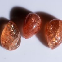 3 броя слънчев камък конфети 16.8ct капка кабошон #2, снимка 2 - Други - 43093461