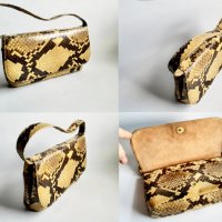 класическа чанта от змийска кожа на питон, снимка 6 - Чанти - 37962088