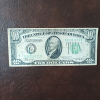 Банкнота десет долара от 1934 г., снимка 1 - Нумизматика и бонистика - 44853323