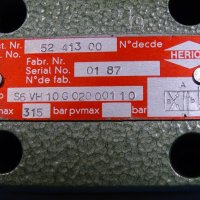 Хидравличен разпределител HERION S6VH10G020 001 10, снимка 7 - Резервни части за машини - 40528304
