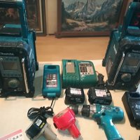 makita radio & charger & battery 0205211201, снимка 7 - Винтоверти - 32740456