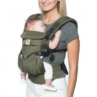 Ергономична раница Ergobaby Omni 360, маслиненозелена , Cool Air Mesh, Khaki Green, снимка 3 - Кенгура и ранички - 37397455