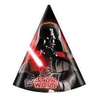 Star Wars Междузвездни войни картонена малка парти шапки шапка рожден ден, снимка 2 - Други - 30295700