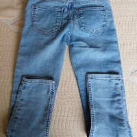 Детски дънки Denim с бродерия и дължина 64см за ръст 104см, снимка 10 - Детски панталони и дънки - 28657174