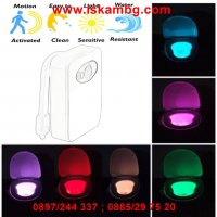 Нощна лампа за тоалетна чиния ToiLight, 9 режима за цвят, снимка 7 - Други стоки за дома - 28517247