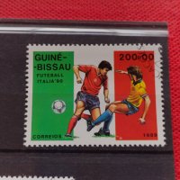 Пощенски марки серия ФУТБОЛ световно първенство Италия 90г. Гвинея Бисау за колекция - 22549, снимка 4 - Филателия - 36654648