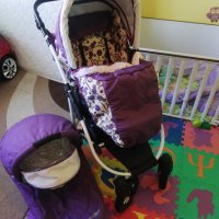 Бебешка комбинирана количка 2в1 DIZAIN BABY Viola , снимка 2 - Детски колички - 28420922
