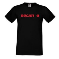 Мъжка Тениска Ducati Лого,състезание, Писта,Дукати, снимка 2 - Тениски - 36998821