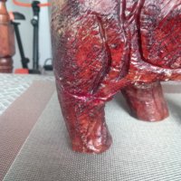 Продавам масивен,красив,африкански слон.Ръчна изработка.Африка-Ботсуана., снимка 7 - Колекции - 43114406