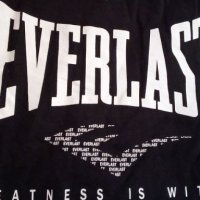 Тениска Everlast черна, снимка 1 - Тениски - 39592089