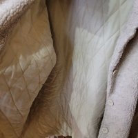 Бежево пухено палтенце oversized , снимка 6 - Палта, манта - 39603447