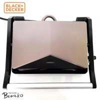 Black+Decker контактна скара, черна, 1000 W, снимка 4 - Скари - 40204615