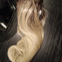 Нова перука естествен косъм 60% и 40% синтетика , снимка 7 - Аксесоари за коса - 43834537
