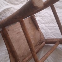 Старо Детско Малко Дървено Столче, снимка 8 - Антикварни и старинни предмети - 43628835