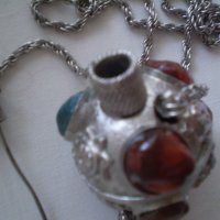 колекционерско шишенце за парфюм инкрустирано , снимка 9 - Антикварни и старинни предмети - 37124108