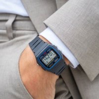 ОРИГИНАЛЕН ЧАСОВНИК CASIO F91W. КАСИО F-91W-1YEG. Цасио Ф91 F-91W, снимка 2 - Мъжки - 44059769