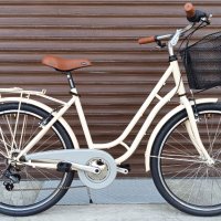 Градски Дамски Велосипед - 26 инча, с Ниска Рамка и Предна Кошница - Стил и Комфорт в Едно!, снимка 1 - Велосипеди - 43559841