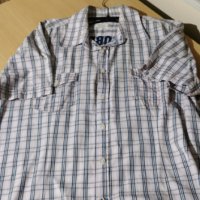 Мъжка риза с къс ръкав, снимка 3 - Ризи - 35378338