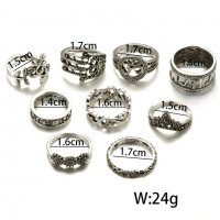 Комплект от 9 пръстена за щастие, снимка 2 - Пръстени - 32401364