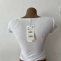 Дамска бяла тениска, снимка 3 - Тениски - 37917958