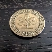 Монета - Германия - 10 пфенига | 1950г.; серия F, снимка 4 - Нумизматика и бонистика - 28550548