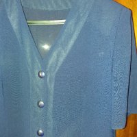Дамска риза туника с копчета от тънка фина материя, снимка 2 - Ризи - 28762160