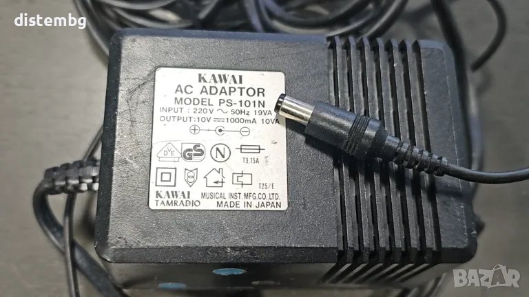 Адаптер  10V AC адаптер за Kawai PS-101 10V 1000mA, снимка 1