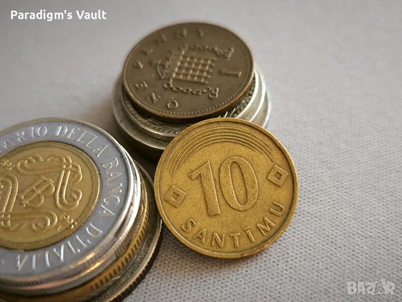 Монета - Латвия - 10 сантима | 1992г., снимка 1