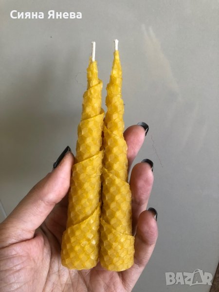 Свещи от пчелен восък- кулички, снимка 1