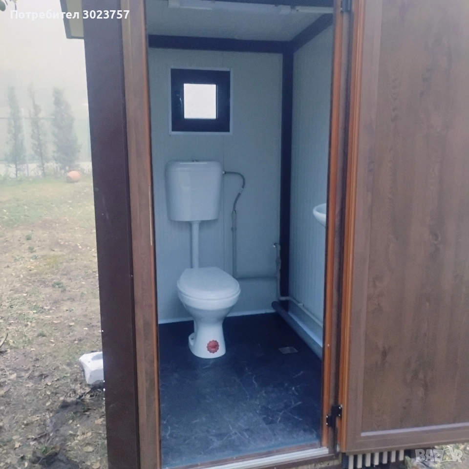 Външна тоалетна 1.5х1.3м,сифон, снимка 1