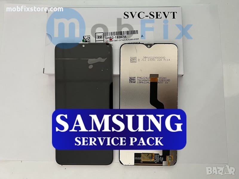 Оригинален дисплей с тъч скрийн за Samsung A10, A105 / Service Pack, снимка 1