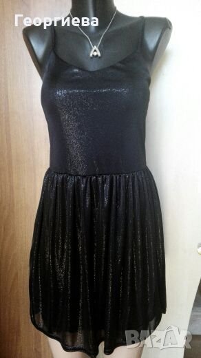 Нова сребриста черна рокля INFLUX  👗🍀S, M🍀👗  код 008 , снимка 1