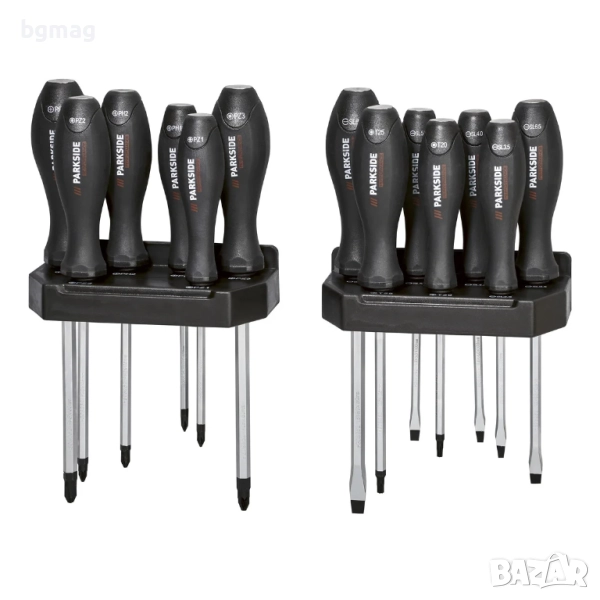 PARKSIDE PERFORMANCE комплект 15 ударни отвертки, снимка 1