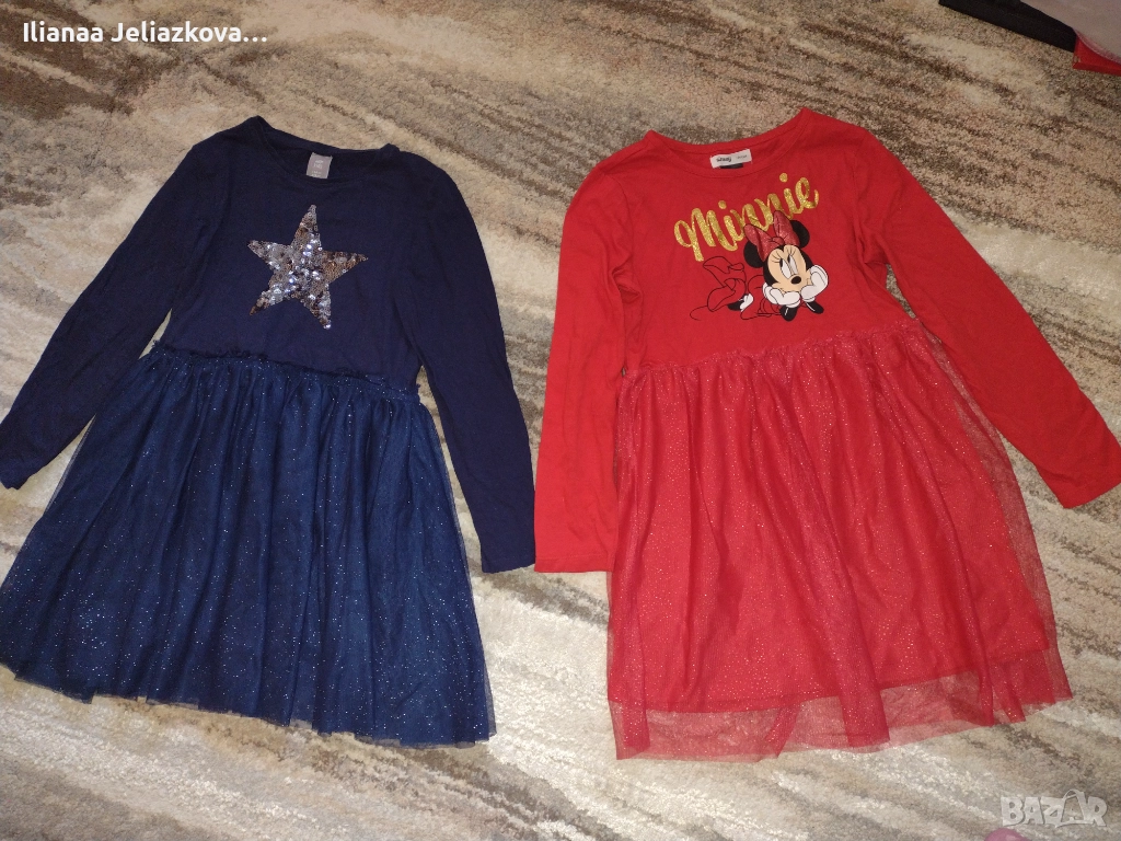 3 рокли размер 134 обща цена 10 лв , снимка 1