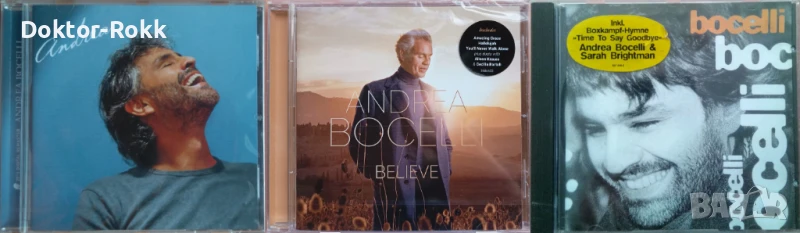 Andrea Bocelli – оригинални дискове, снимка 1
