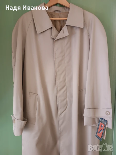 Нов елегантен мъжки шлифер с етикет, снимка 1