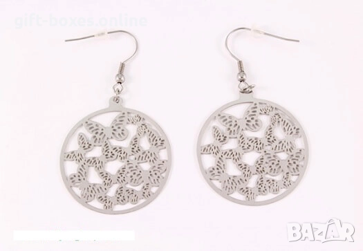 Елегантни обеци от стомана, снимка 1