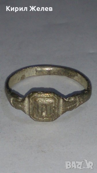 Уникален стар пръстен сачан - 73601, снимка 1