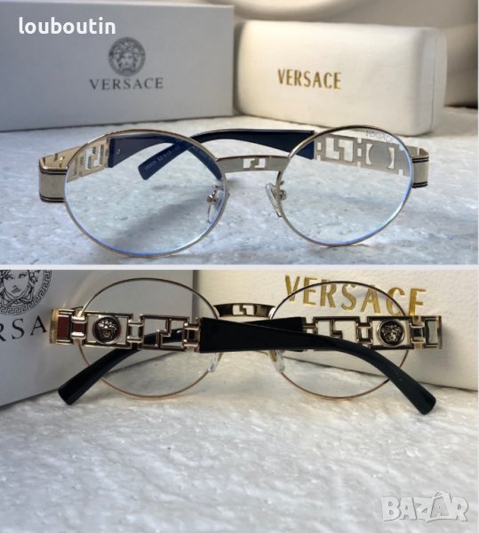 -25 % разпродажба Versace унисекс прозрачни слънчеви диоптрични рамки очила за компютър, снимка 1