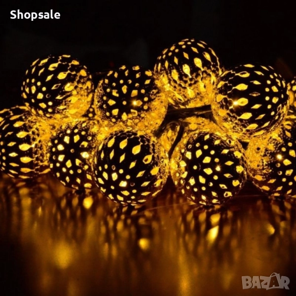 Коледни лампички – метални фигурки SD32, снимка 1