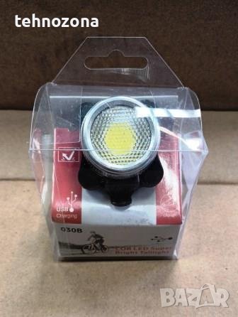 Вело фар  USB LED COB Super Bright Taillight 030B, снимка 1