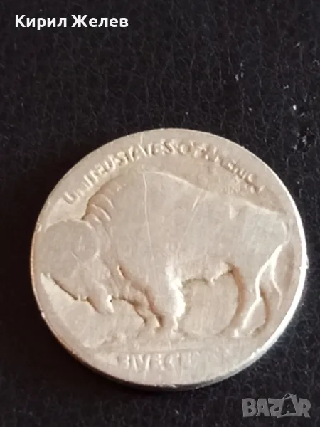 Стара монета 5 цента 1928г. САЩ Бъфало за КОЛЕКЦИОНЕРИ 41163, снимка 1